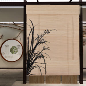 Printed Bamboo Blind