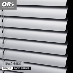 Drill-free Aluminum Louvers - Silver-gray